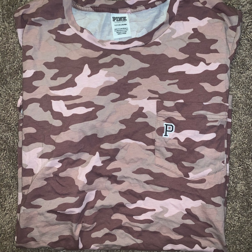 VS Pink Campus Camp Tshirt